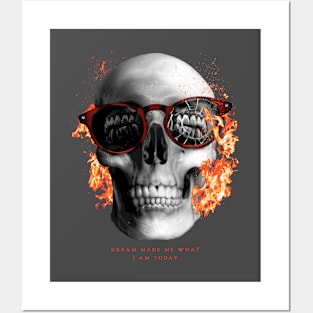 Corinthian Skull Posters and Art